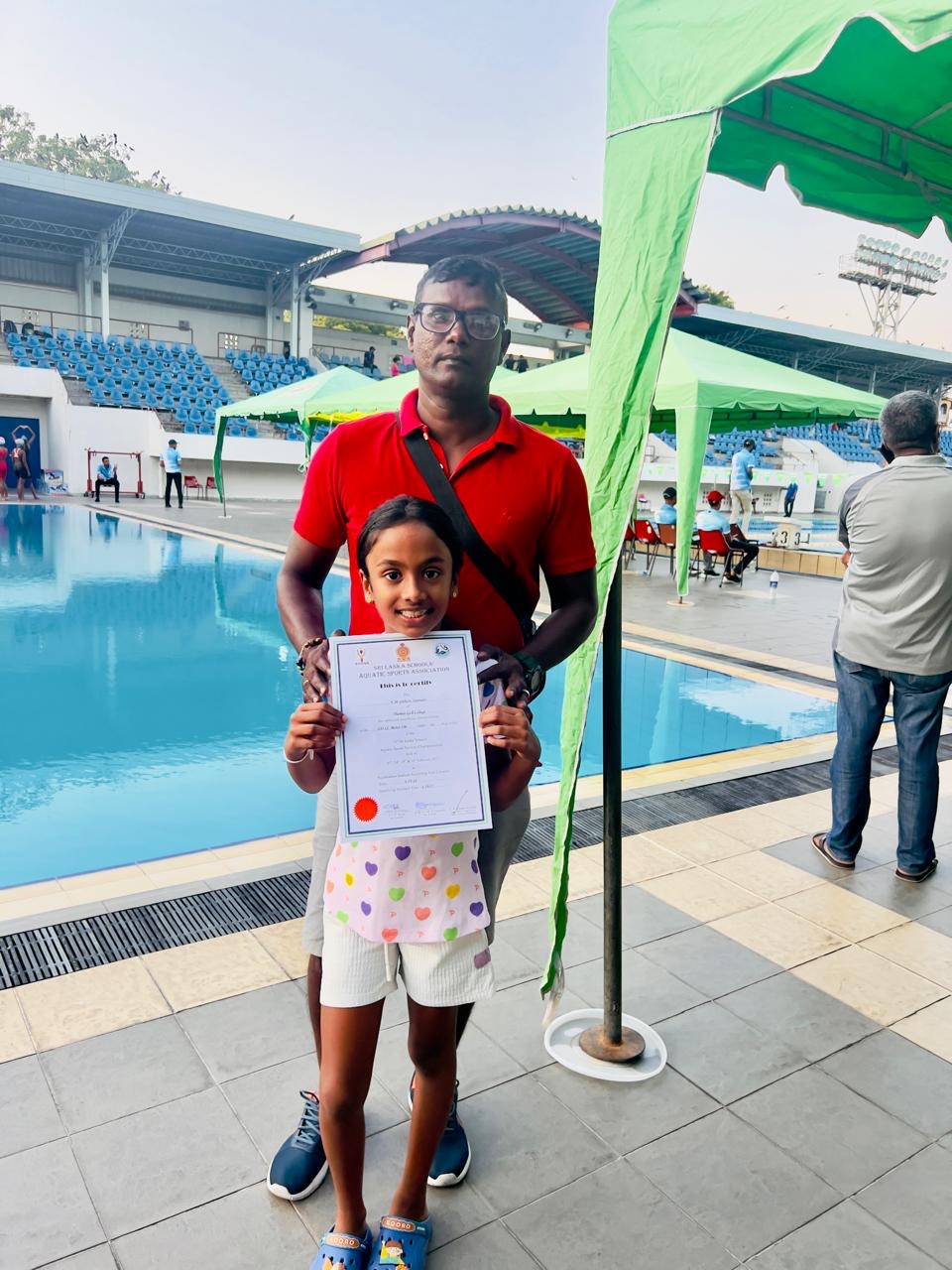 National age group swimmer.butterfly swimming academy galle.