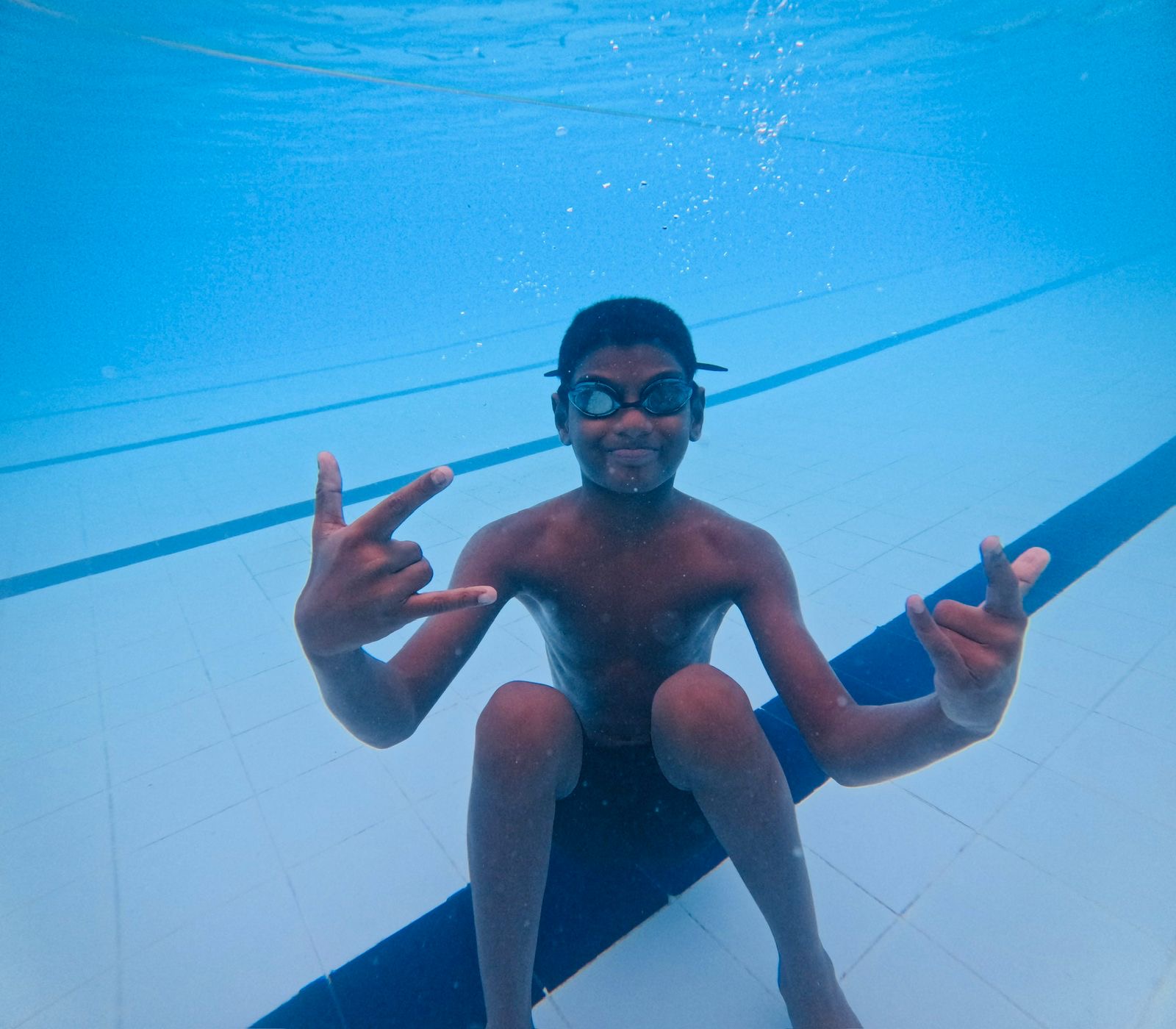 Swimming class for kids